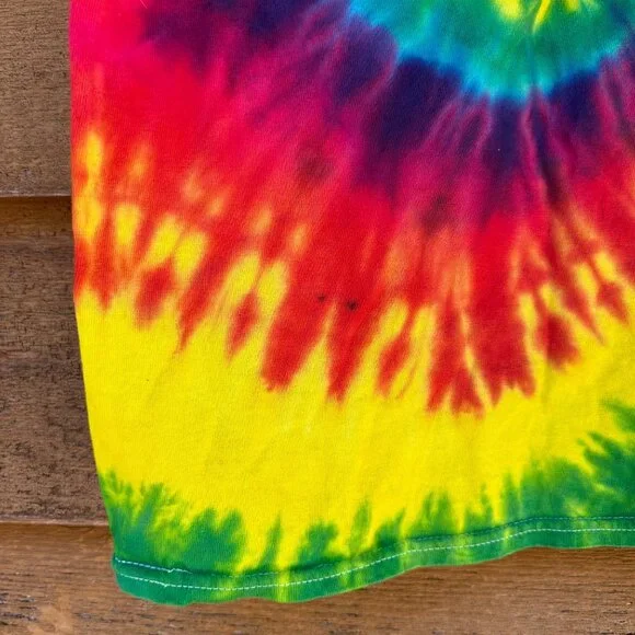 Santa Cruz Kids Tie-Dye T-Shirt Medium 10-12 100% Cotton Short Sleeve Colorful D - Picture 13 of 13